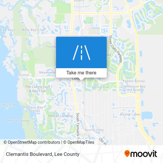 Mapa de Clemantis Boulevard