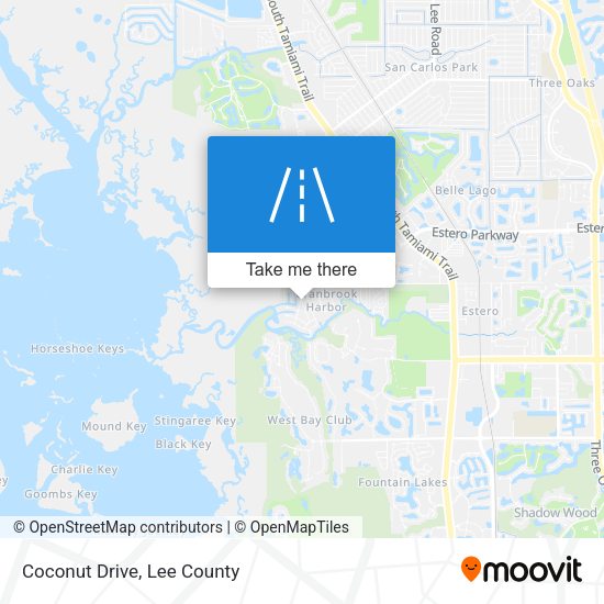 Mapa de Coconut Drive