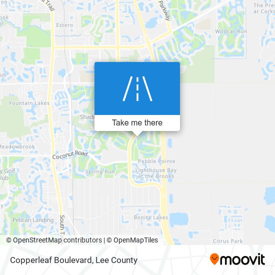 Copperleaf Boulevard map