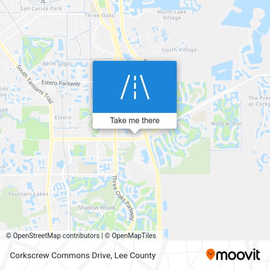 Corkscrew Commons Drive map