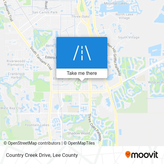 Mapa de Country Creek Drive
