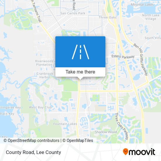 Mapa de County Road