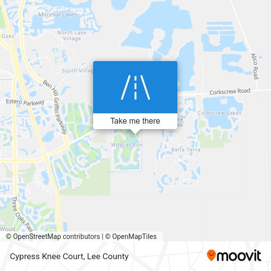 Cypress Knee Court map