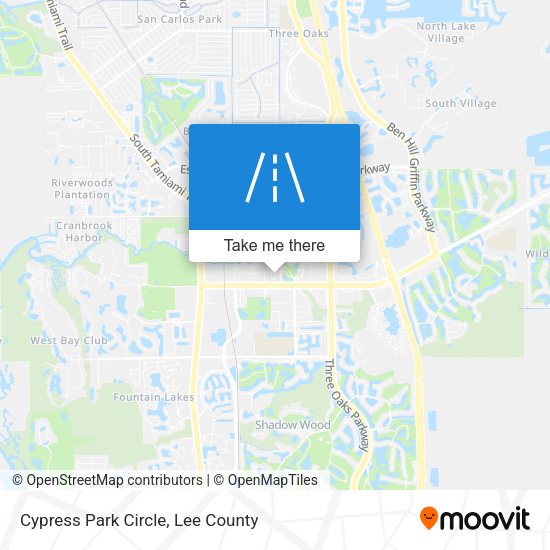 Cypress Park Circle map