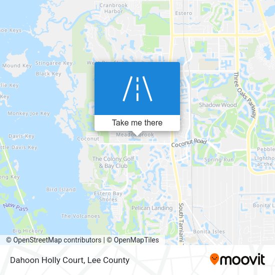 Dahoon Holly Court map
