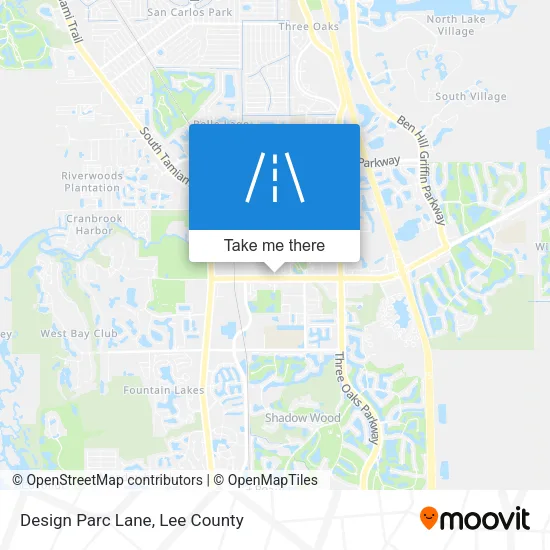 Design Parc Lane map