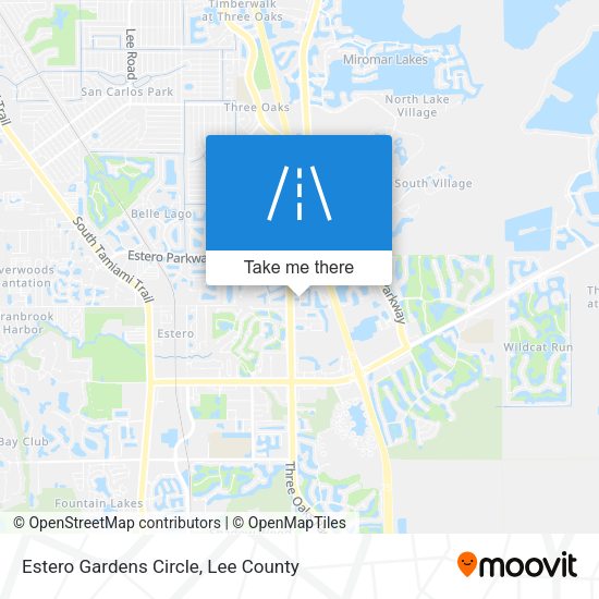 Mapa de Estero Gardens Circle