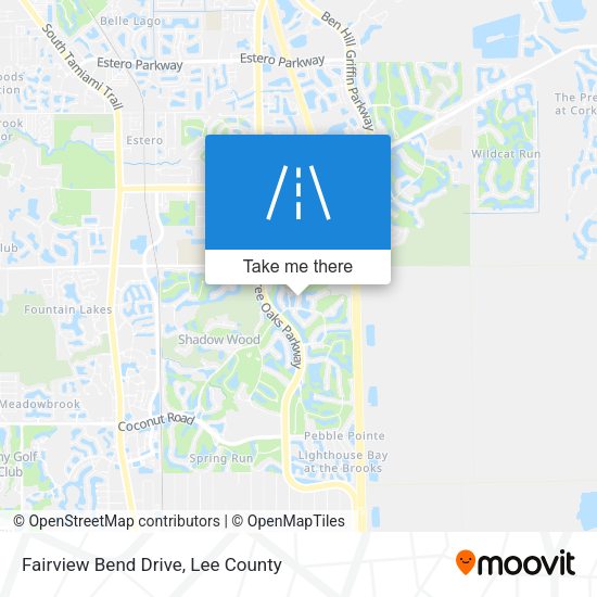 Fairview Bend Drive map
