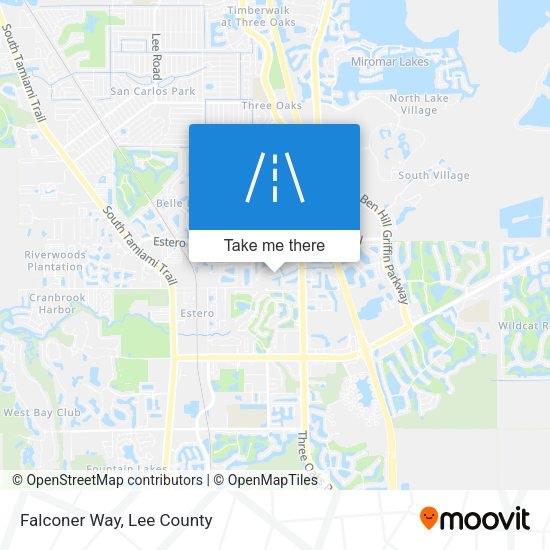 Falconer Way map