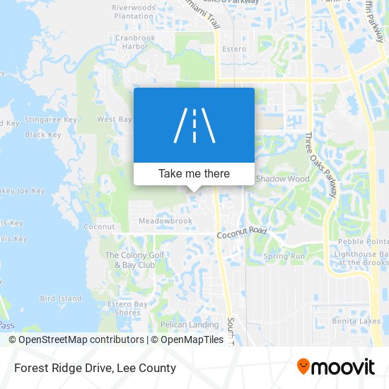 Forest Ridge Drive map