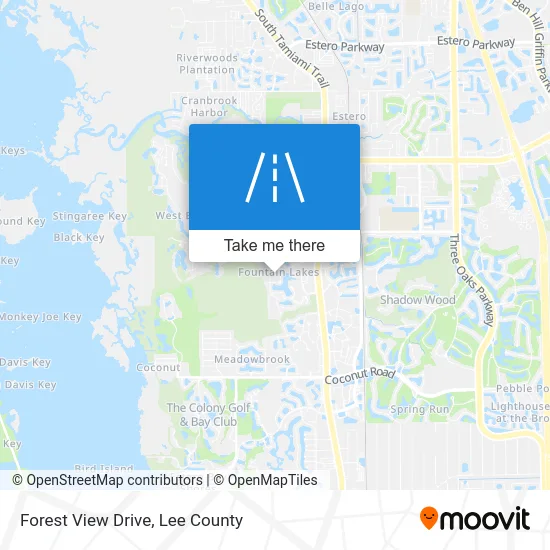 Forest View Drive map