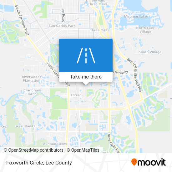 Mapa de Foxworth Circle