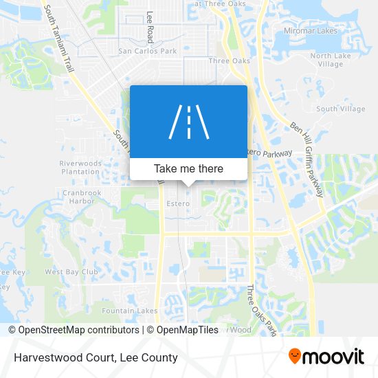 Harvestwood Court map