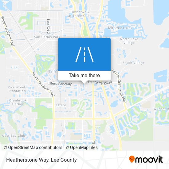 Heatherstone Way map