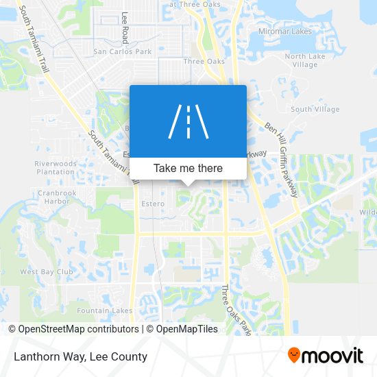 Mapa de Lanthorn Way