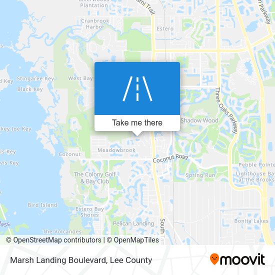 Marsh Landing Boulevard map