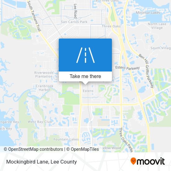 Mockingbird Lane map