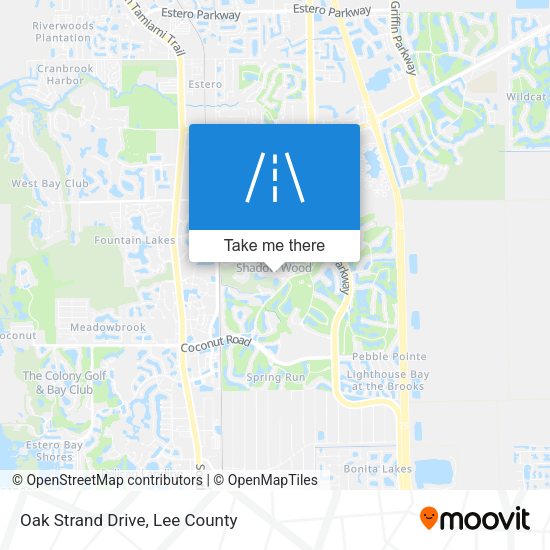 Oak Strand Drive map