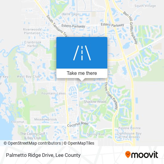 Palmetto Ridge Drive map