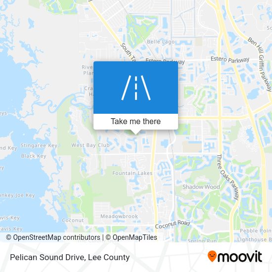 Pelican Sound Drive map