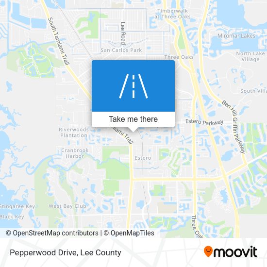 Mapa de Pepperwood Drive