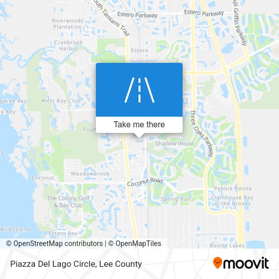 Piazza Del Lago Circle map