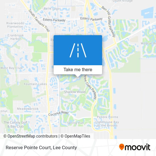Reserve Pointe Court map
