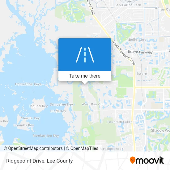 Ridgepoint Drive map