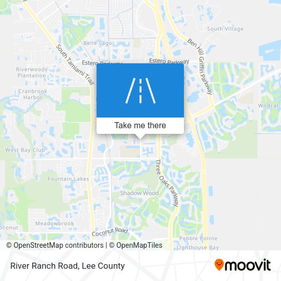 Mapa de River Ranch Road