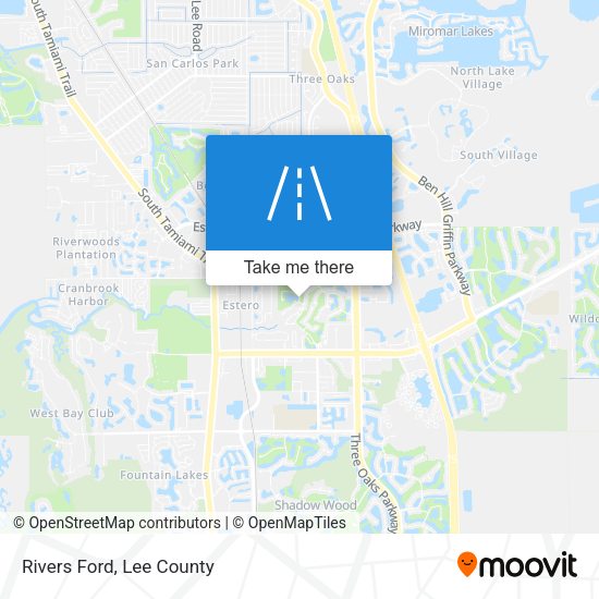Mapa de Rivers Ford