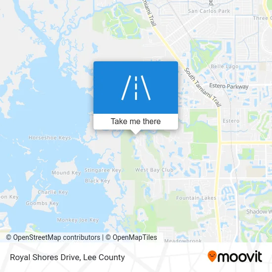 Royal Shores Drive map