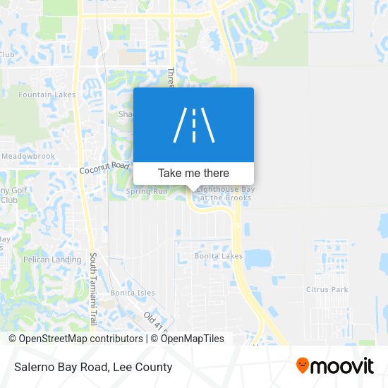 Salerno Bay Road map