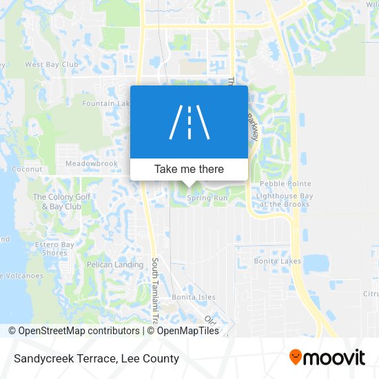 Sandycreek Terrace map