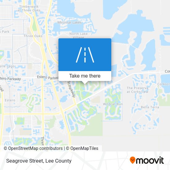 Mapa de Seagrove Street