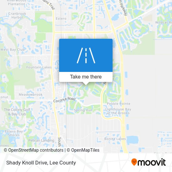 Shady Knoll Drive map