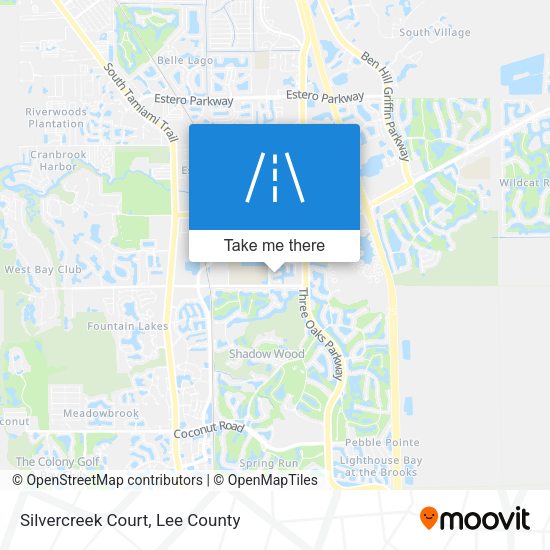 Silvercreek Court map