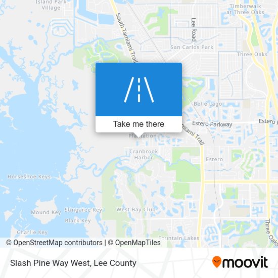 Slash Pine Way West map