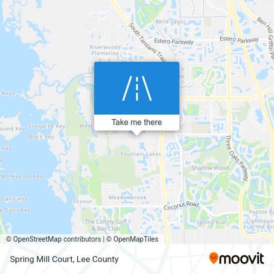 Mapa de Spring Mill Court