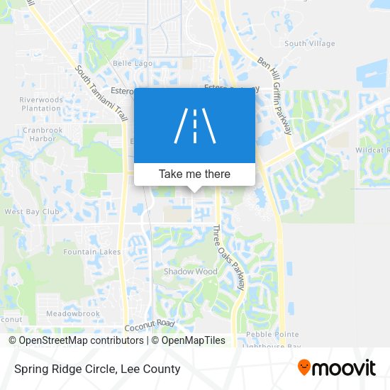 Spring Ridge Circle map