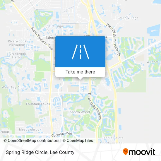 Spring Ridge Circle map