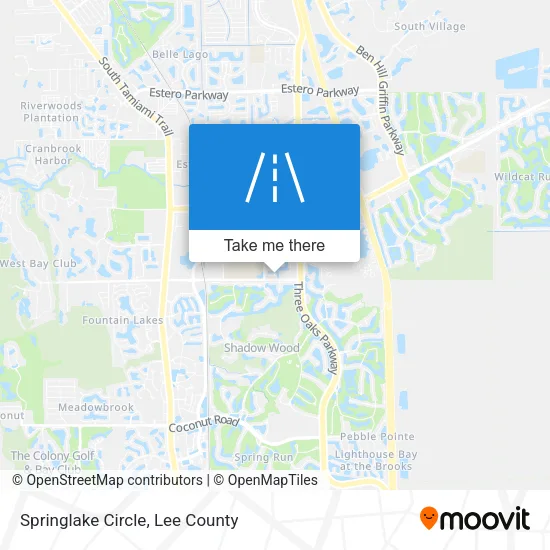 Springlake Circle map