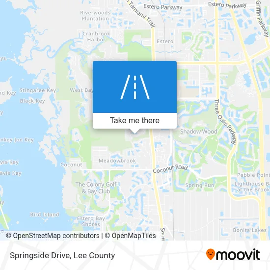 Springside Drive map