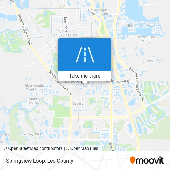 Mapa de Springview Loop