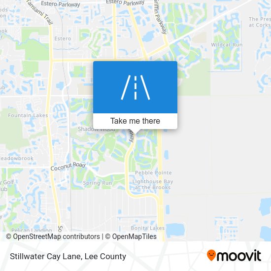 Mapa de Stillwater Cay Lane