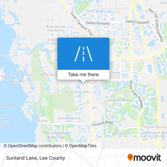 Sunland Lane map