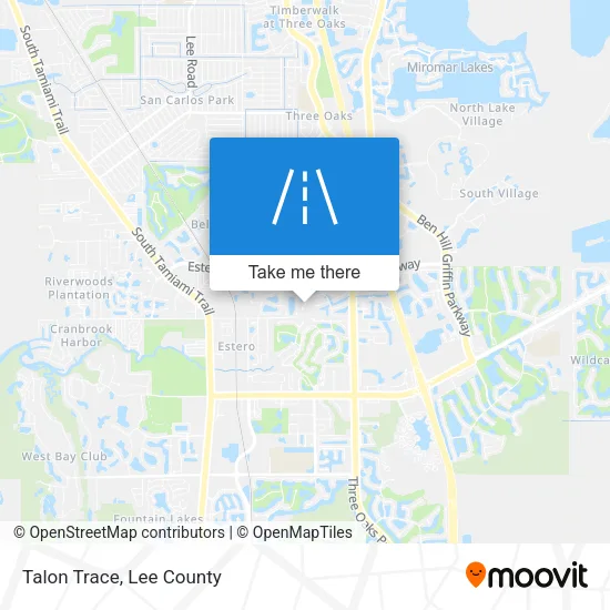 Talon Trace map