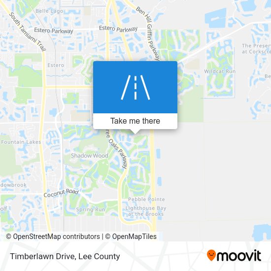 Timberlawn Drive map
