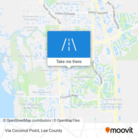 Via Coconut Point map