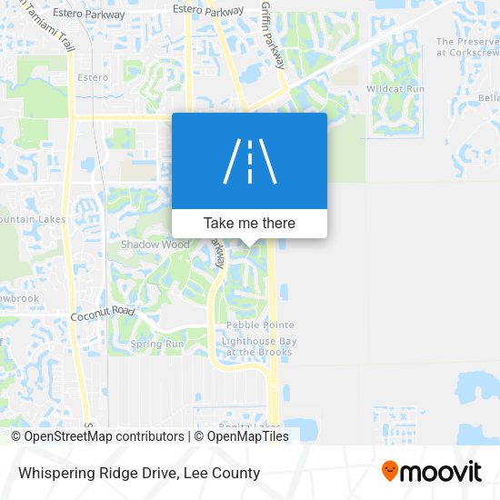 Mapa de Whispering Ridge Drive