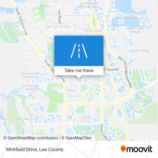 Whitfield Drive map